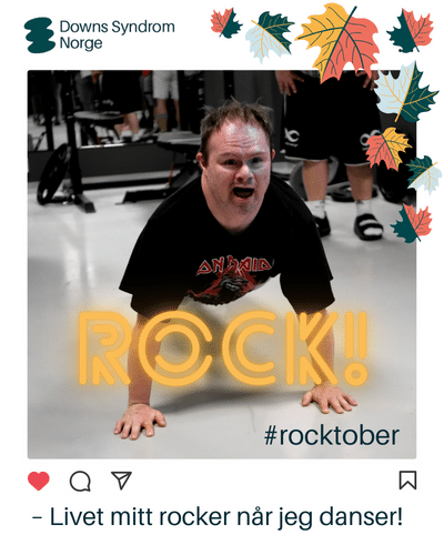 Roctoberbilde av en mann som tar pushup