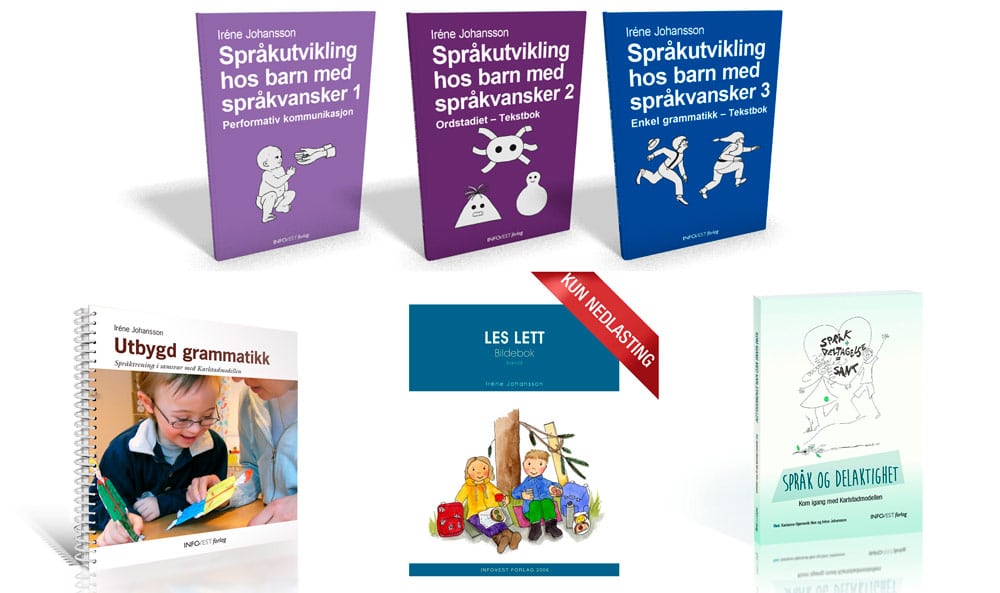 Bilder av forskjellige bøker som er relatert til Karlstadmodellen